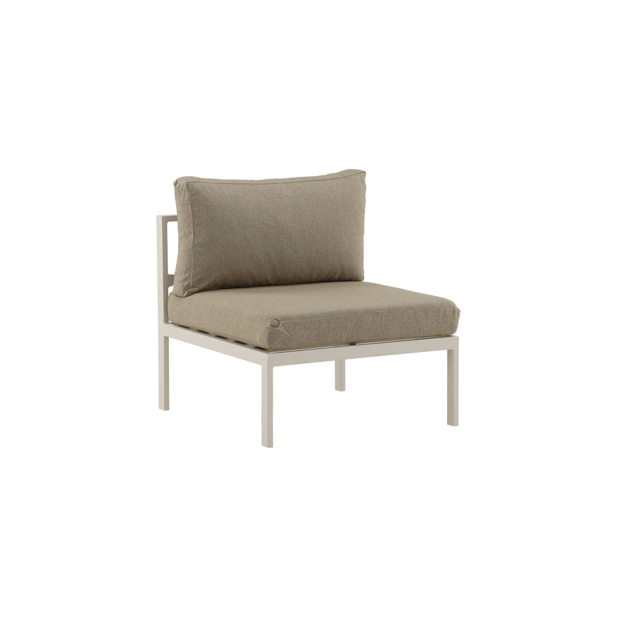 Copacabana Mittelteil - Beige alu / Greige Cushion - ZEN ZONE Furniture