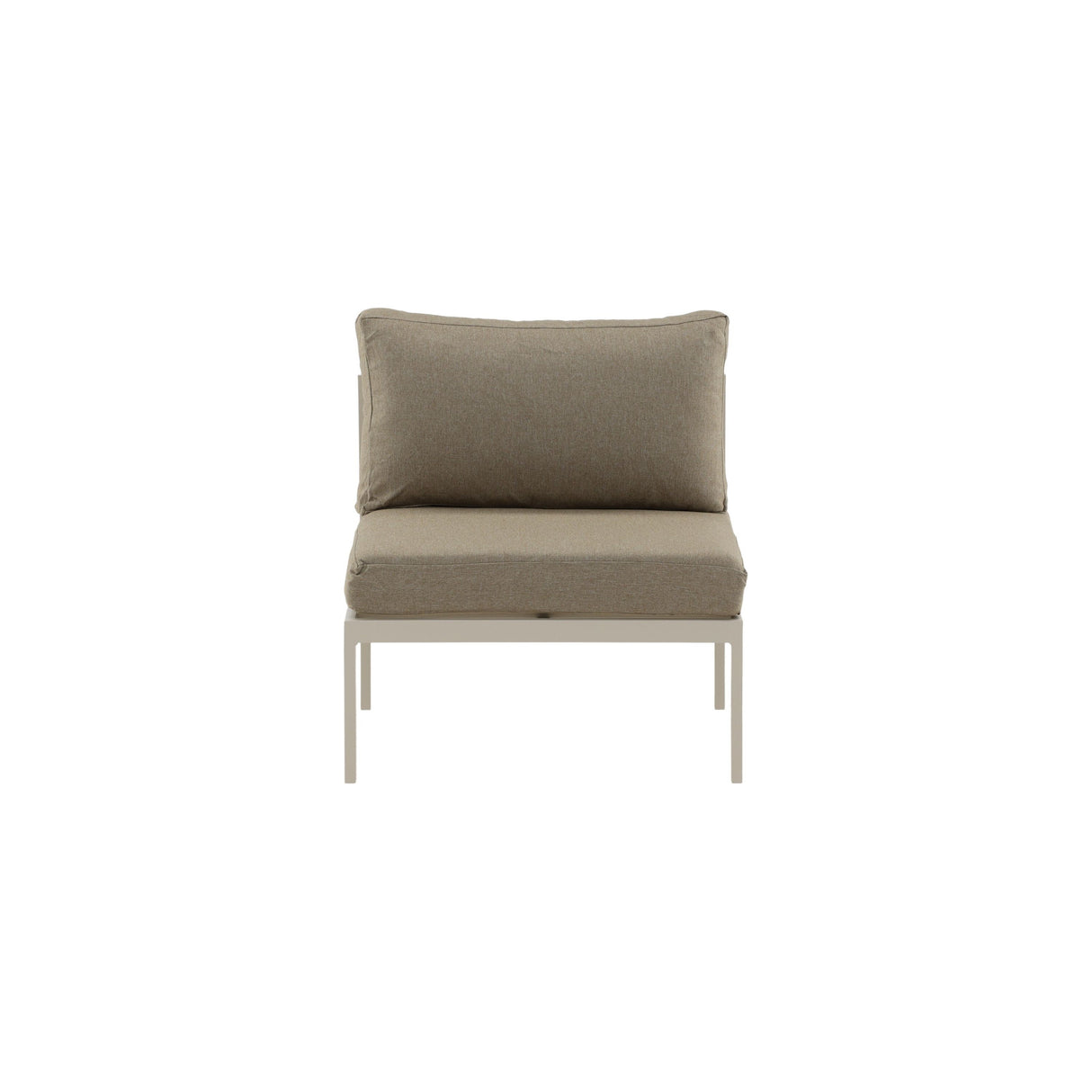Copacabana Mittelteil - Beige alu / Greige Cushion - ZEN ZONE Furniture