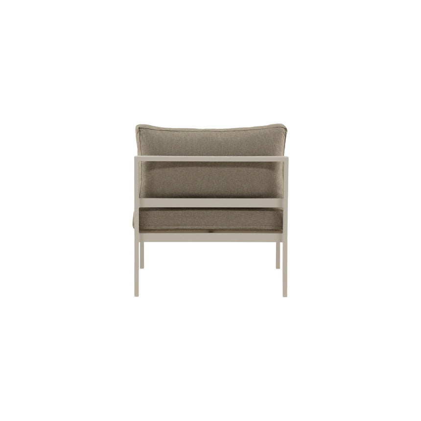 Copacabana Mittelteil - Beige alu / Greige Cushion - ZEN ZONE Furniture