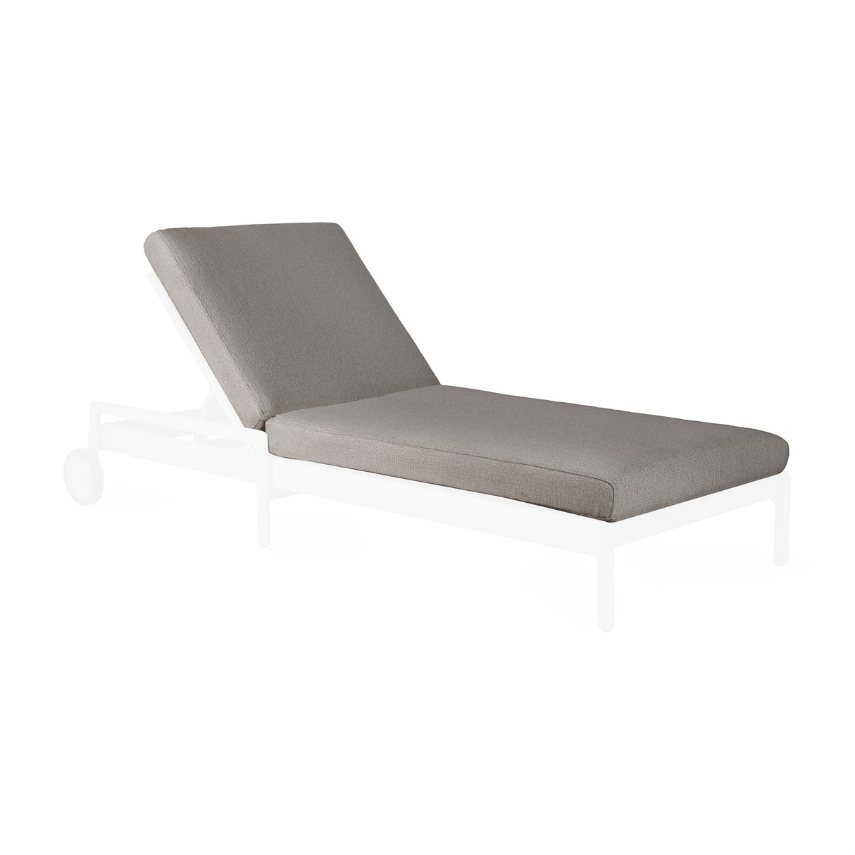 Jack Gartenliege Kissen - Mocha Stoff - 200 x 65 x 8 cm - ZEN ZONE