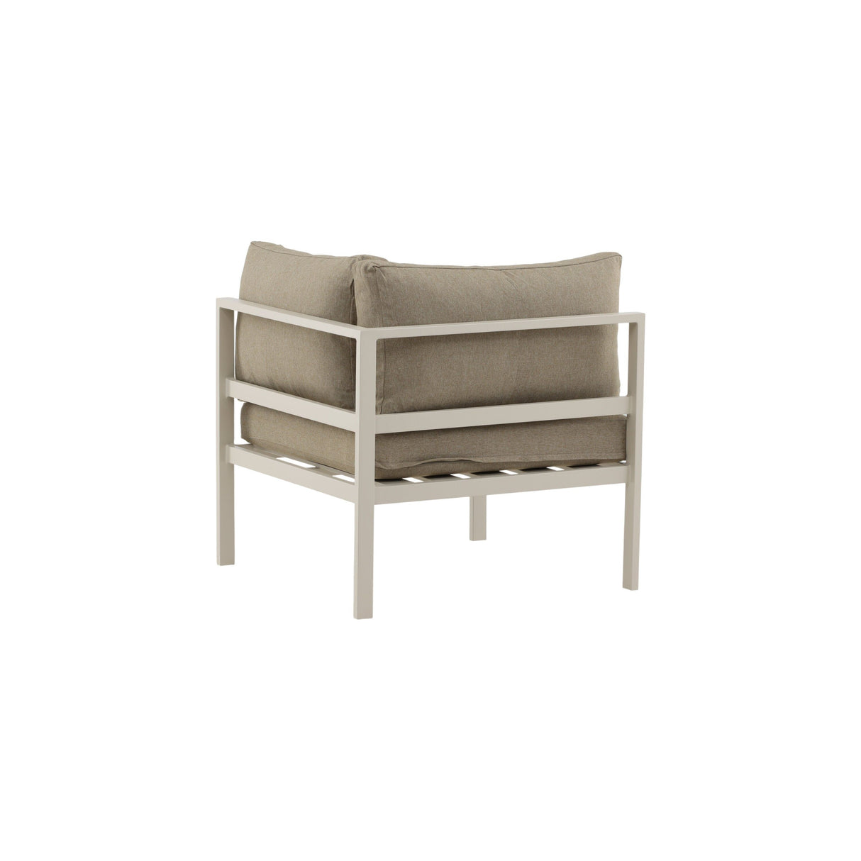 Copacabana Eckteil - Beige alu / Khaki Cushion - ZEN ZONE Furniture