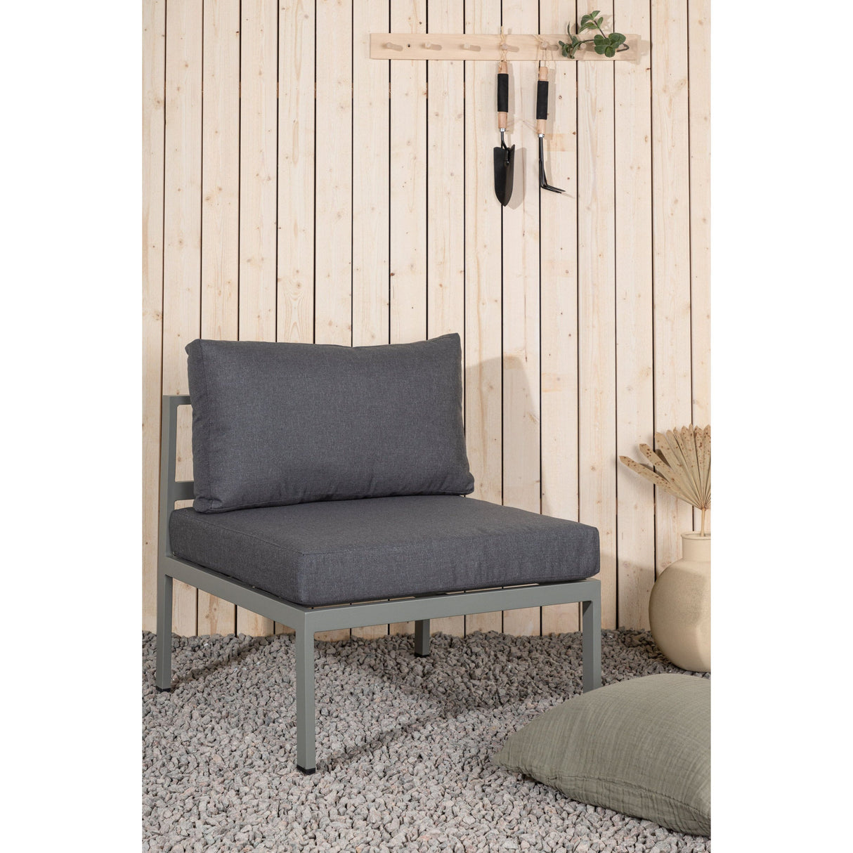 Copacabana Mittelteil - Khaki / Graues Kissen - ZEN ZONE Furniture
