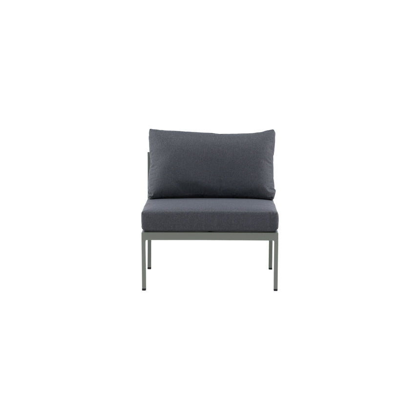 Copacabana Mittelteil - Khaki / Graues Kissen - ZEN ZONE Furniture