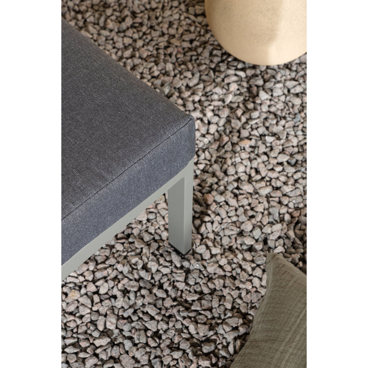 Copacabana Mittelteil - Khaki / Graues Kissen - ZEN ZONE Furniture