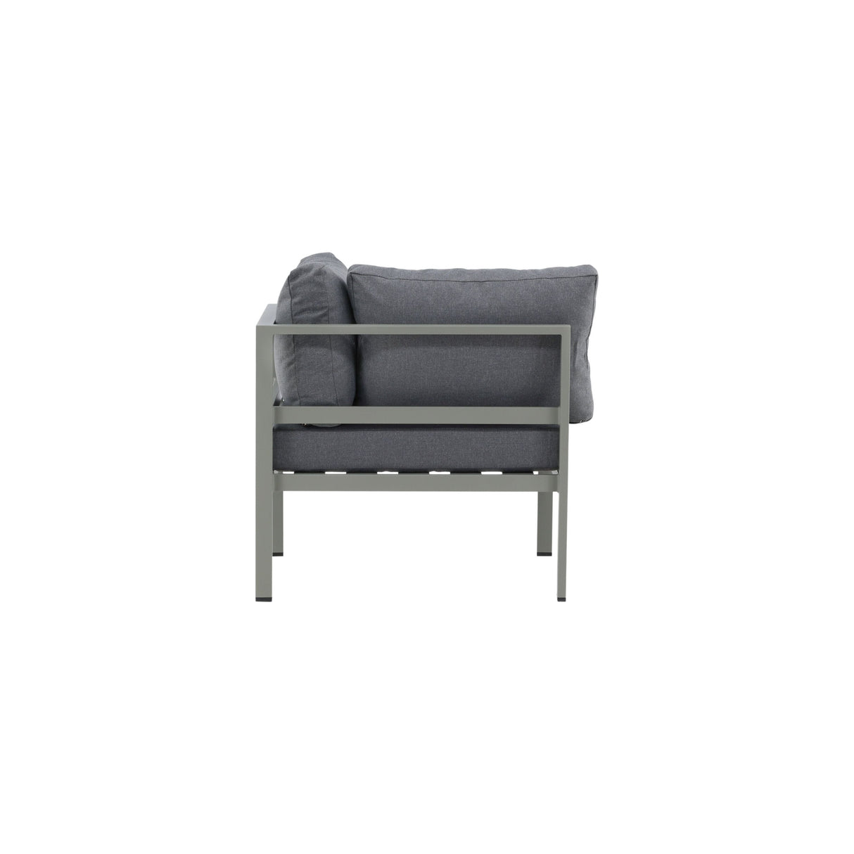 Copacabana Eckteil - Khaki / Graues Kissen - ZEN ZONE Furniture