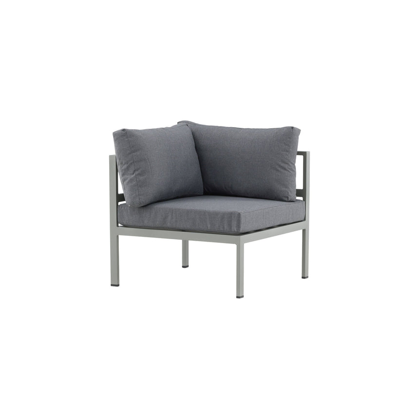 Copacabana Eckteil - Khaki / Graues Kissen - ZEN ZONE Furniture