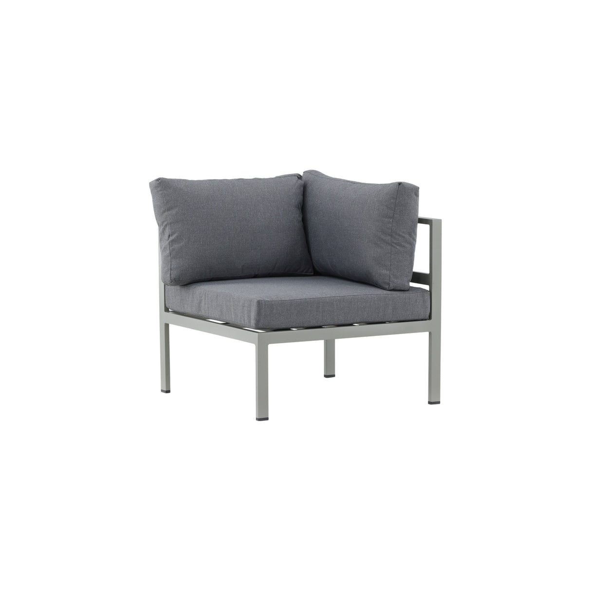 Copacabana Eckteil - Khaki / Graues Kissen - ZEN ZONE Furniture