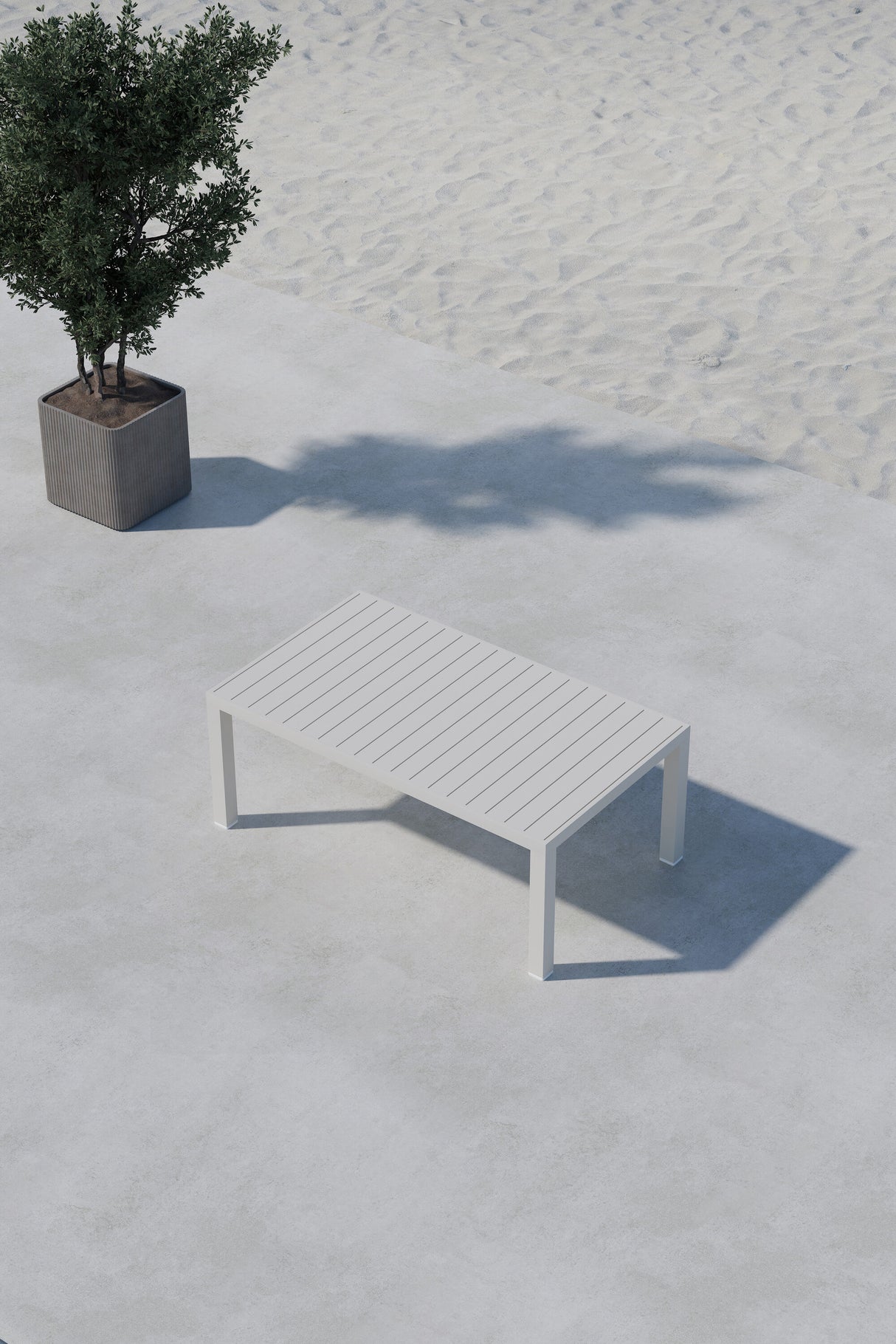 Copacabana Sofa Tisch Beige 70x120 - ZEN ZONE Furniture