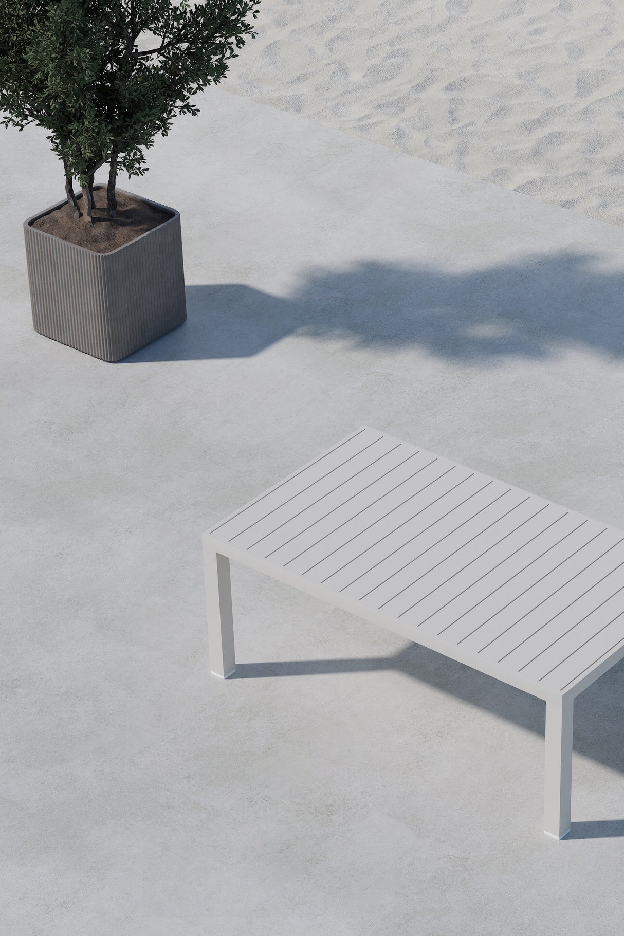 Copacabana Sofa Tisch Beige 70x120 - ZEN ZONE Furniture