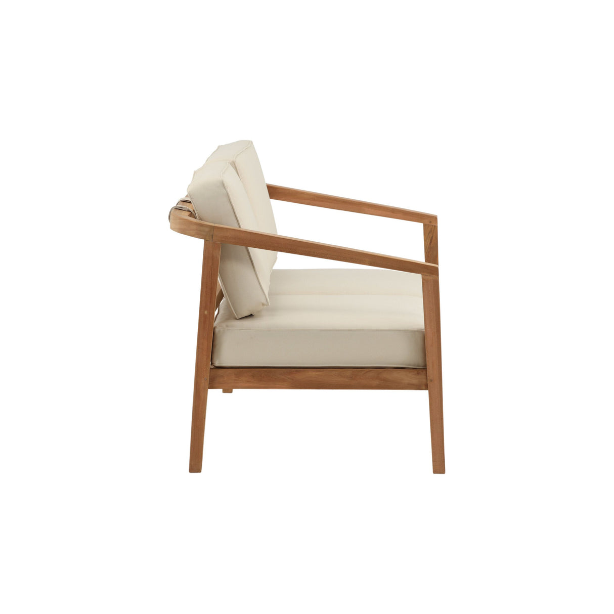 Lounge 2-Sitzer Sofa (Sofaset) - Teak gold - ZEN ZONE Furniture