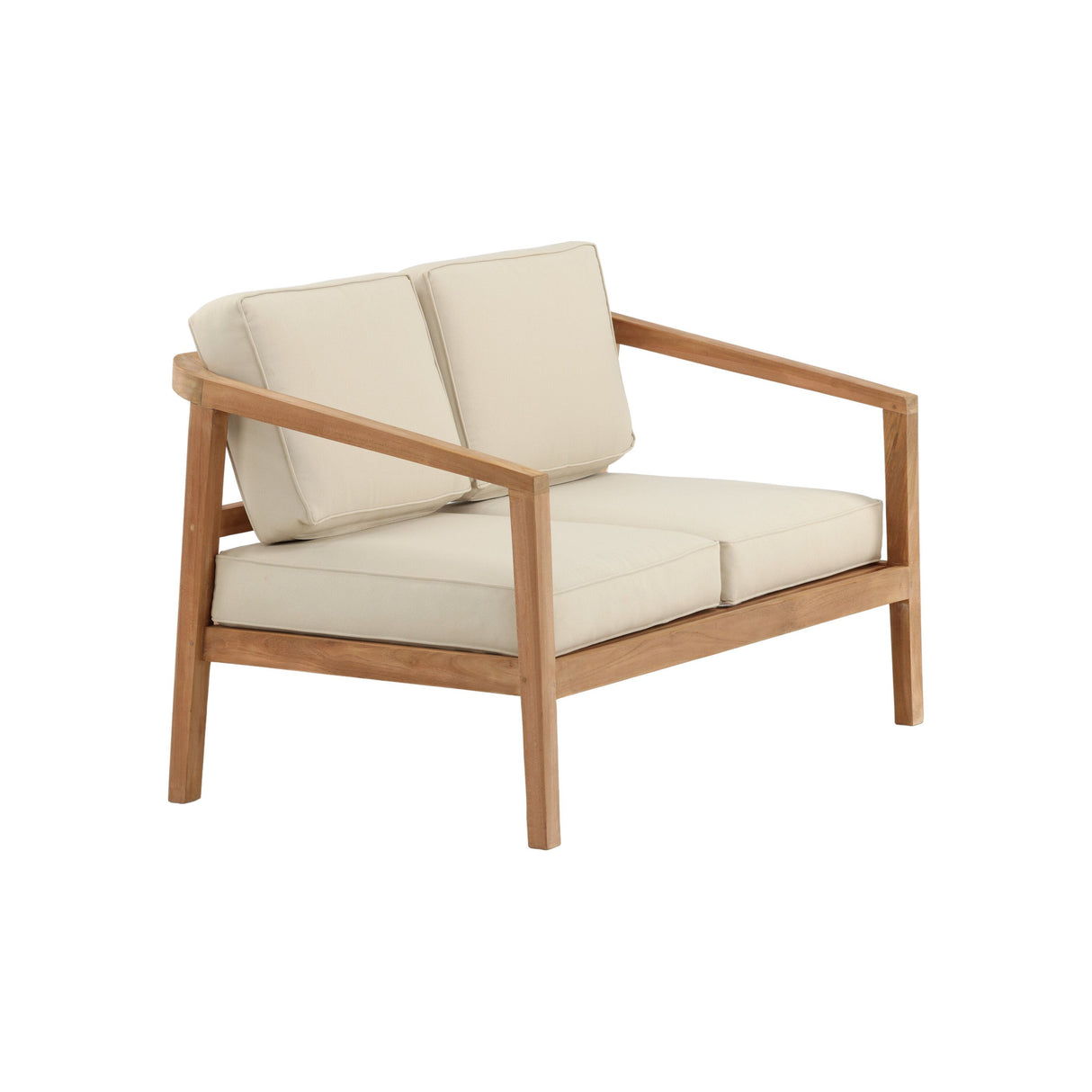 Lounge 2-Sitzer Sofa (Sofaset) - Teak gold - ZEN ZONE Furniture