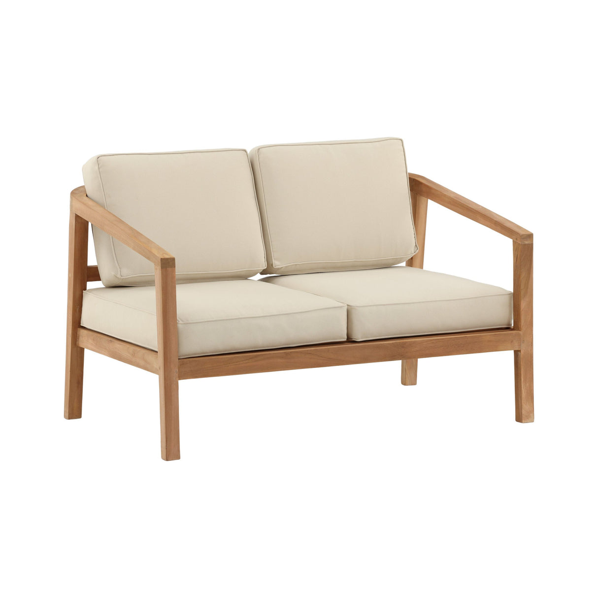 Lounge 2-Sitzer Sofa (Sofaset) - Teak gold - ZEN ZONE Furniture