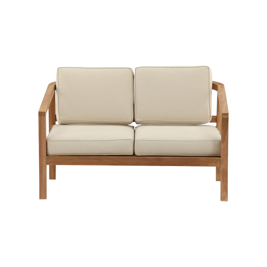 Lounge 2-Sitzer Sofa (Sofaset) - Teak gold - ZEN ZONE Furniture