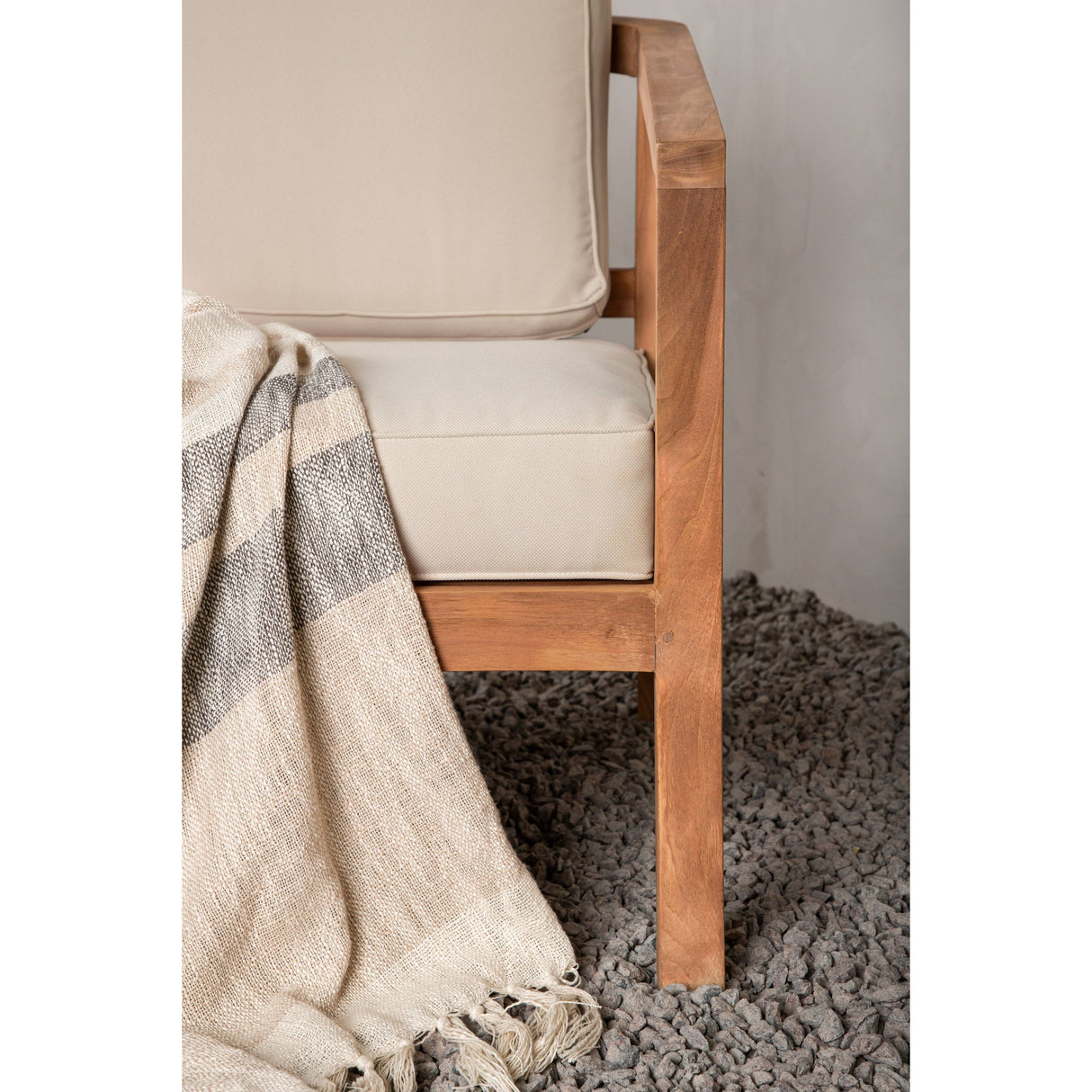 Lounge 2-Sitzer Sofa (Sofaset) - Teak gold - ZEN ZONE Furniture