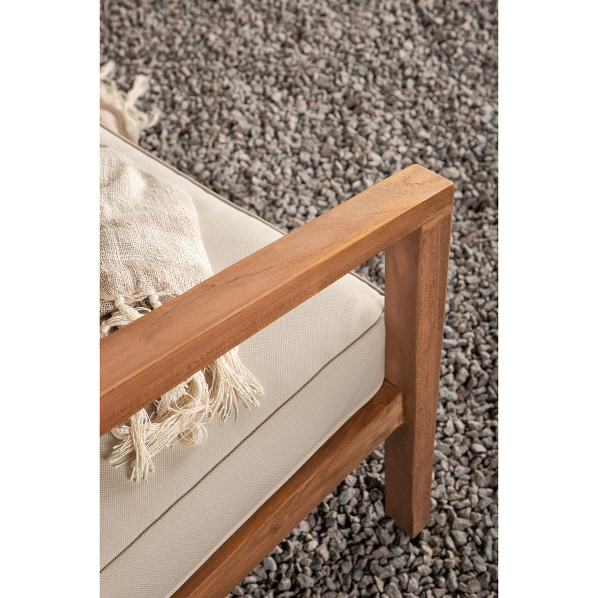 Lounge 2-Sitzer Sofa (Sofaset) - Teak gold - ZEN ZONE Furniture