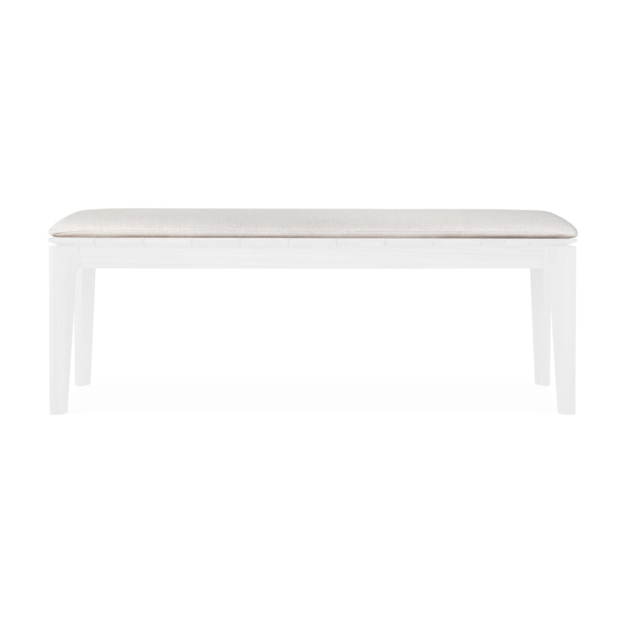 Bok Gartenbank Kissen - Off White Stoff - 2+ Sitzer - 137 x 35 x 3 cm - ZEN ZONE Furniture