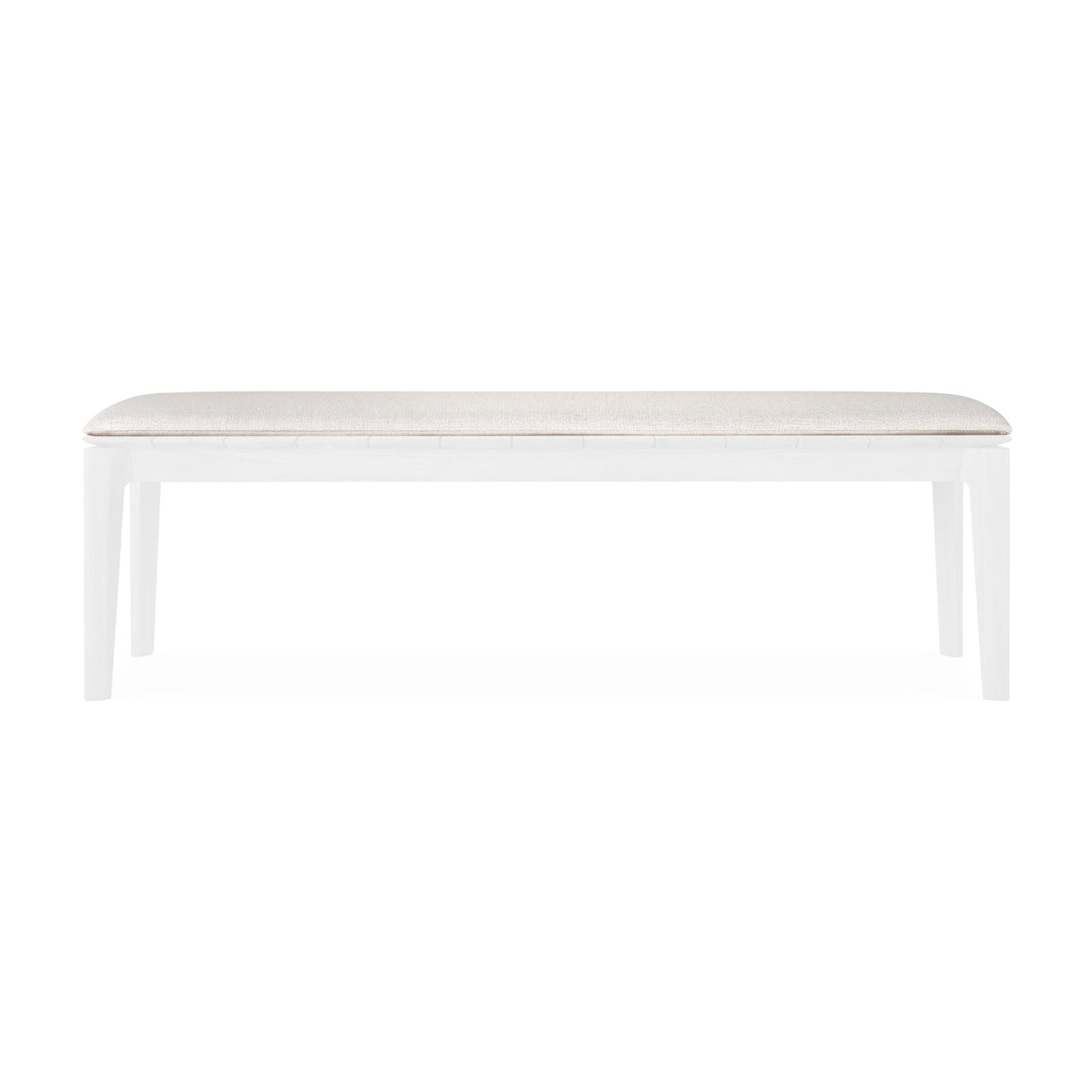 Bok Gartenbank Kissen - Off White Stoff - 3+ Sitzer - 162 x 35 x 3 cm - ZEN ZONE Furniture