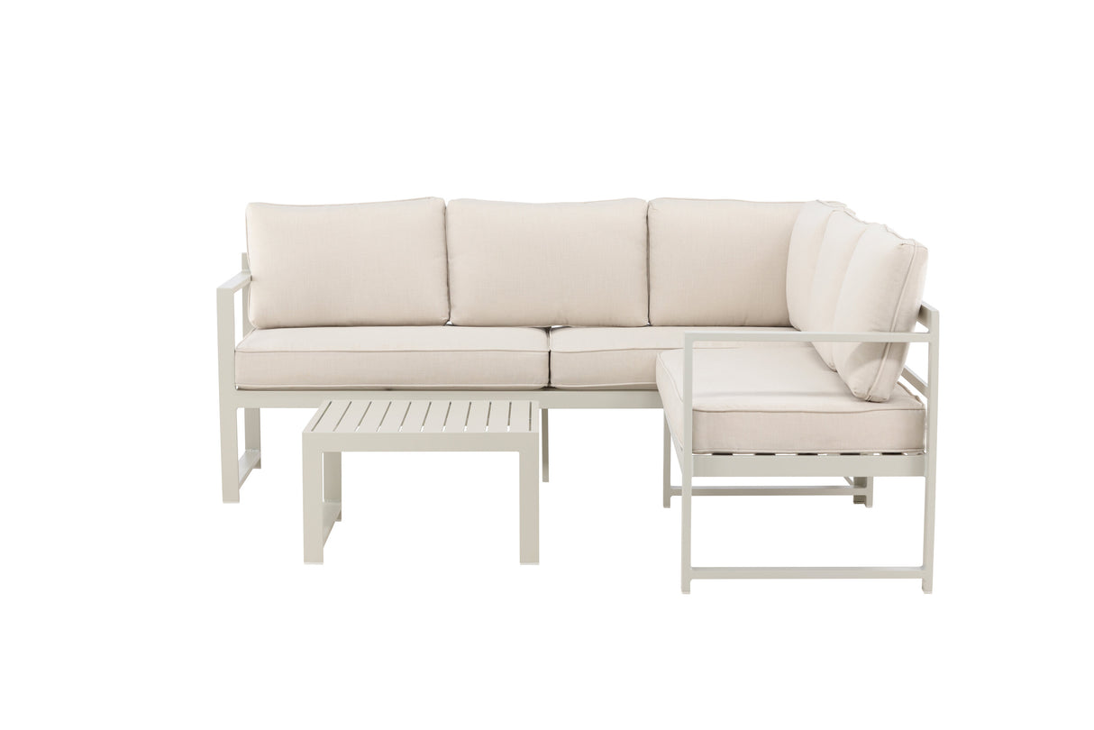 Salvador Ecksofa Beige / Beige - ZEN ZONE Furniture