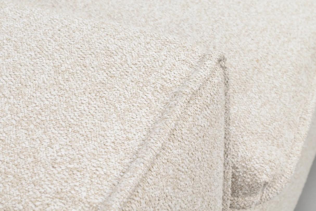 RAWLINS 3-seater sofa in Sandra light beige, 259x116x85 cm