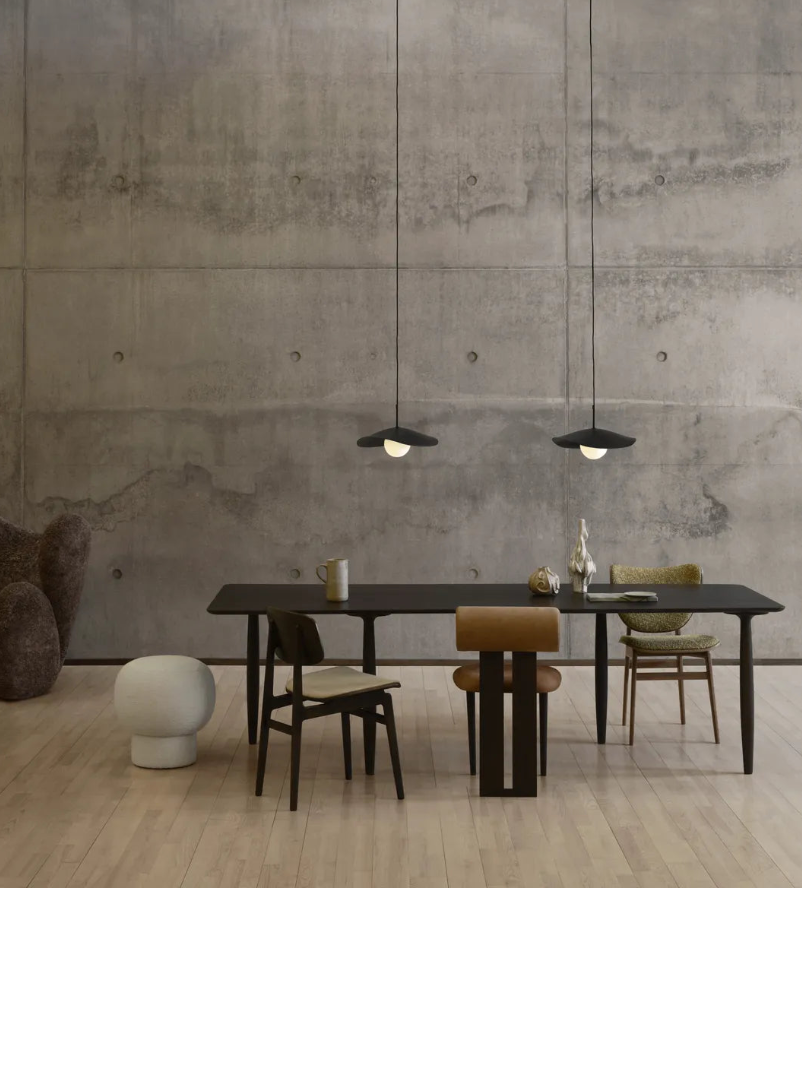 Esstisch Oku aus Massivholz Eiche und Eichenfurnier, 200x95×74 cm - ZEN ZONE Furniture