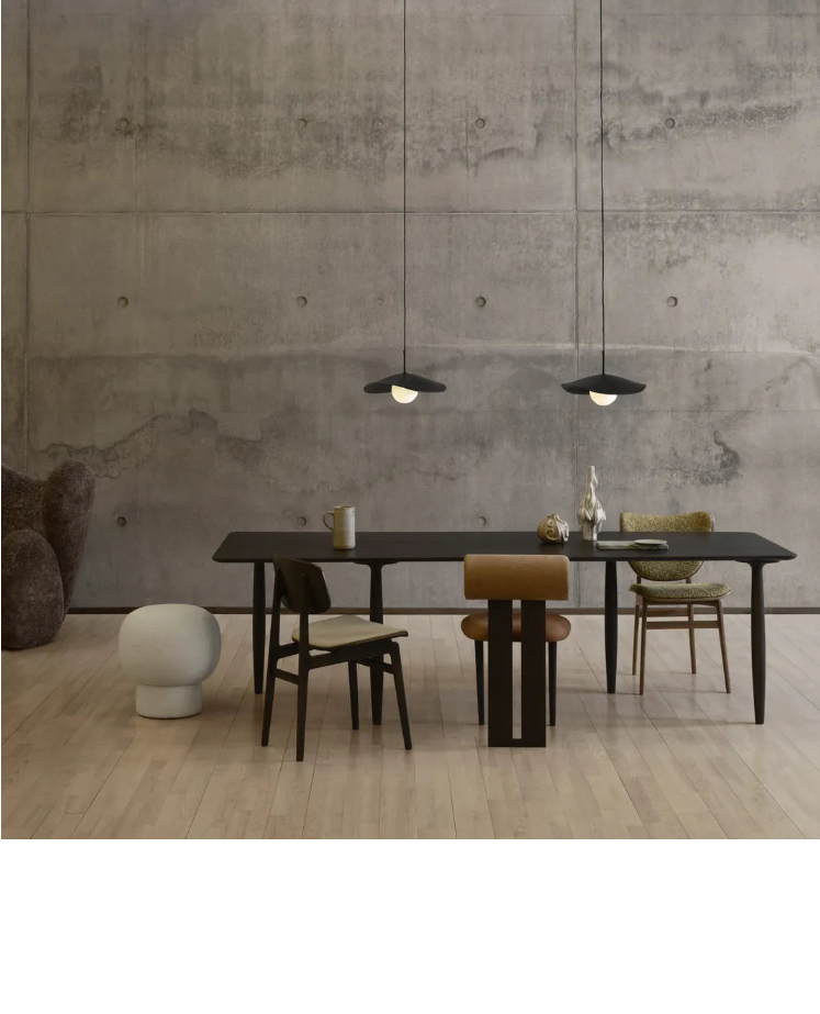 Esstisch Oku aus Massivholz Eiche und Eichenfurnier, 200x95×74 cm - ZEN ZONE Furniture