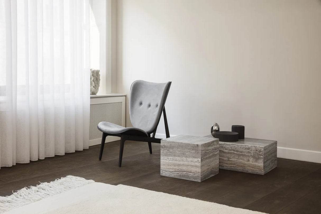 Cubism Couchtisch aus Travertin, Klein, 45x45x37 cm - ZEN ZONE Furniture