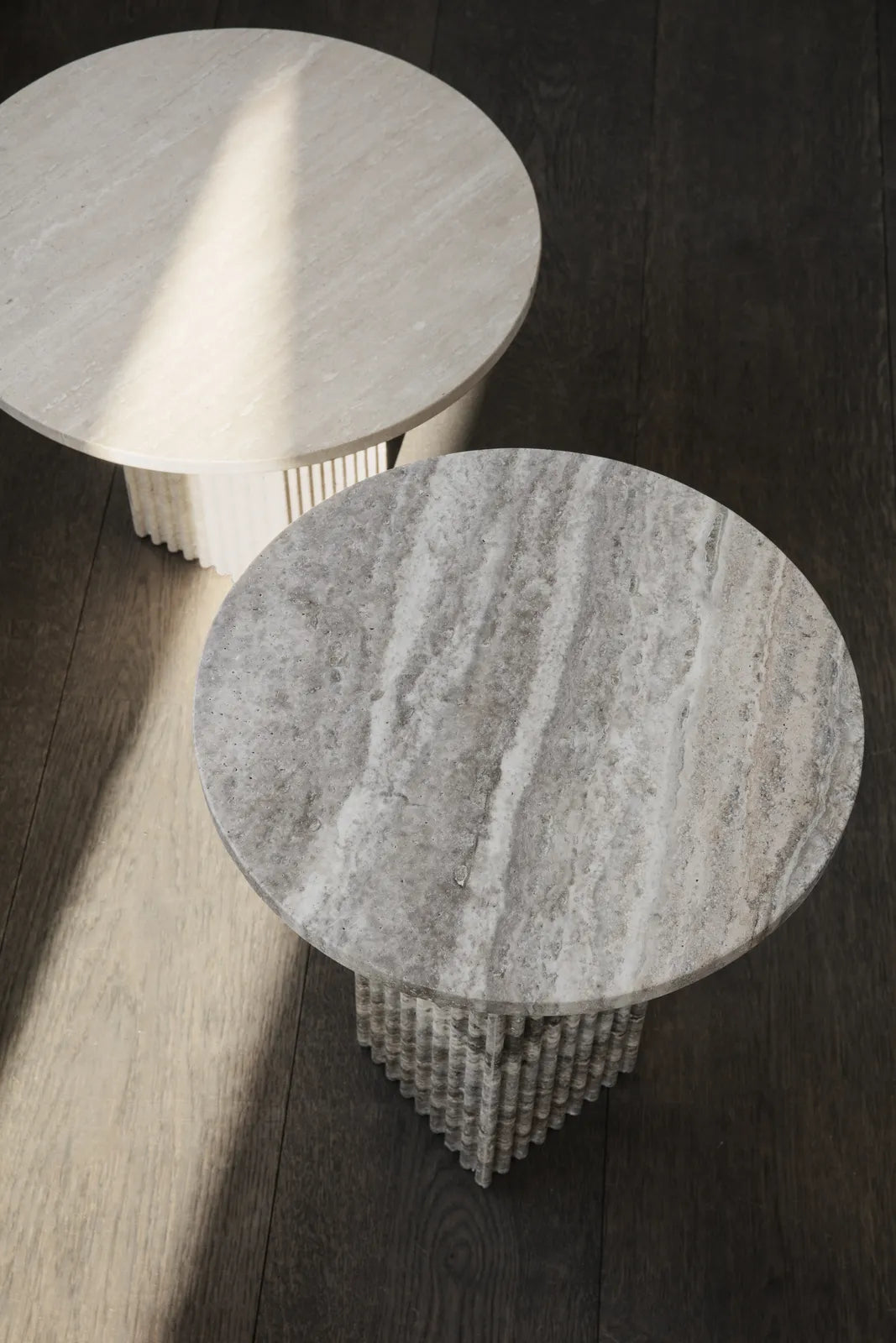 Couchtisch SoHo aus Travertin, 50×50×35 cm - ZEN ZONE Furniture