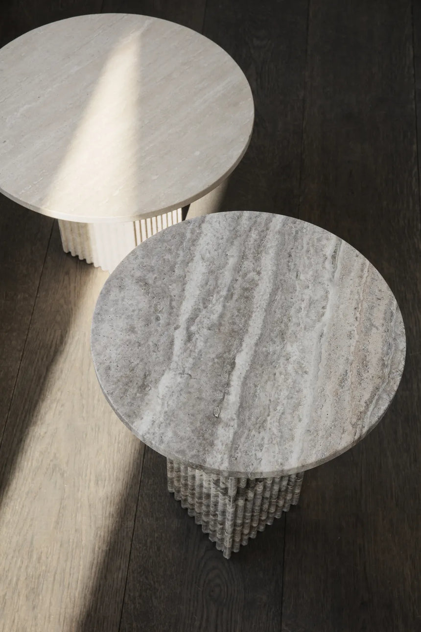 Couchtisch SoHo aus Travertin, 50×50×35 cm - ZEN ZONE Furniture