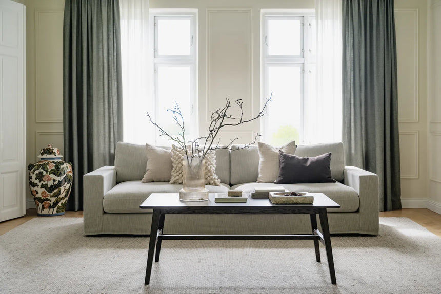 FILIPPA Couchtisch aus Eiche in Dunkelbraun, 130x70x52 cm - ZEN ZONE Furniture