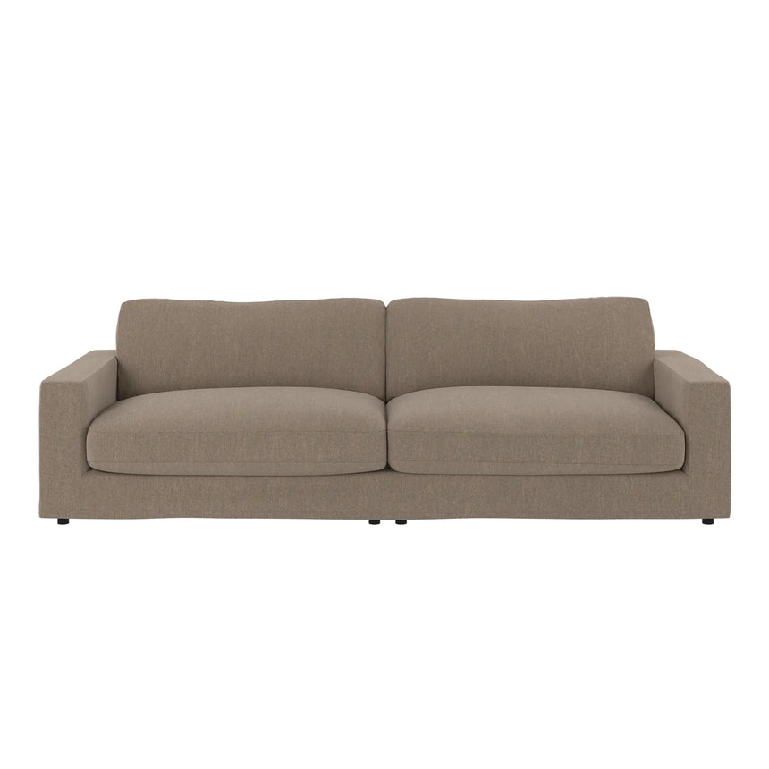 4-Sitzer Sofa LANGDON aus Stoff in Nougat, 271×114×80 cm - ZEN ZONE Furniture