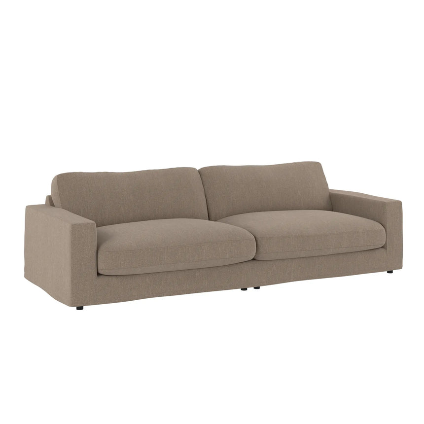 4-Sitzer Sofa LANGDON aus Stoff in Nougat, 271×114×80 cm - ZEN ZONE Furniture