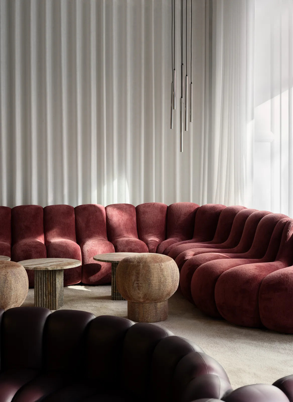 Deckenlampe Pipe aus Eisen, medium, 3,5×3,5×48 cm - ZEN ZONE Furniture