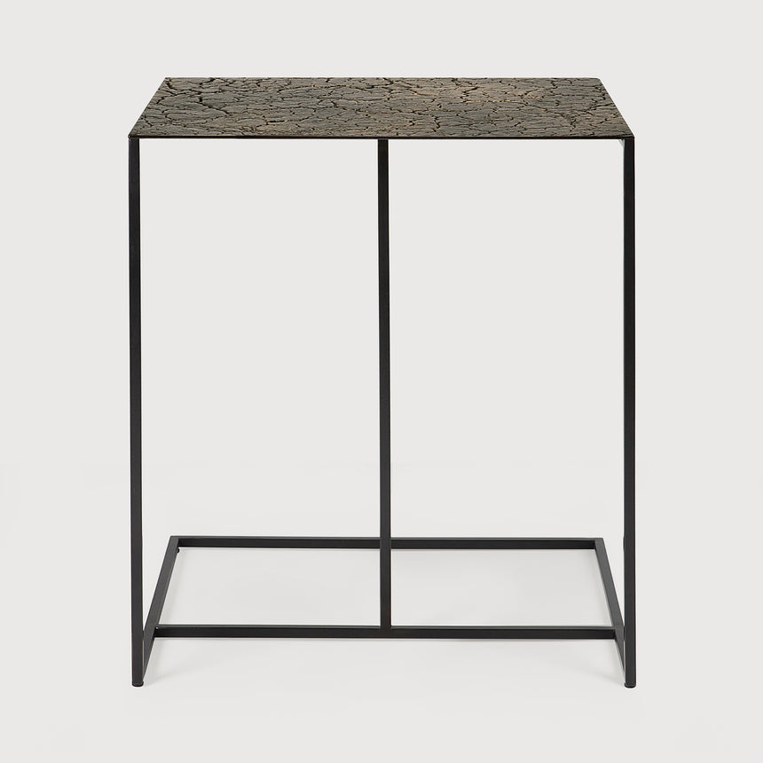 Triptic Beistelltisch - Mineralien - Whisky - Lava - rechteckig - 45 x 40 x 51 cm - ZEN ZONE Furniture