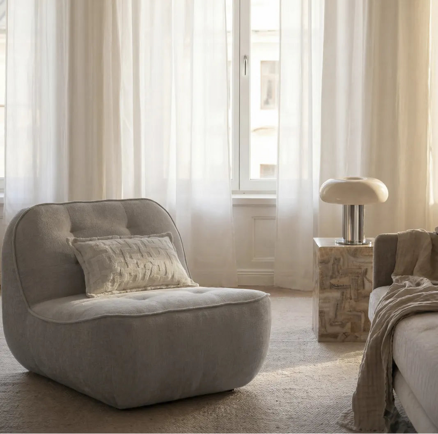 Armchair FARSON, Greg #3 light beige, 83x96x71 cm