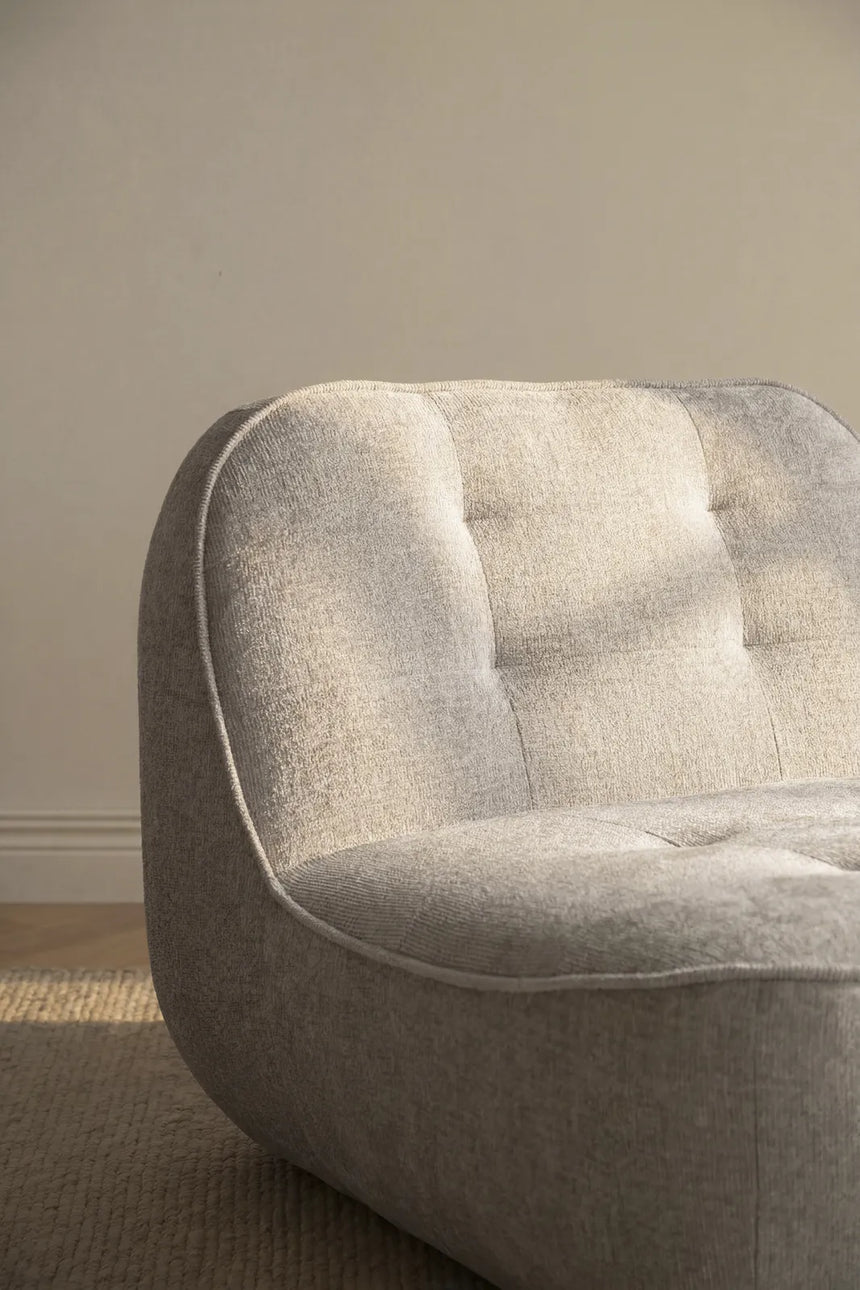 Armchair FARSON, Greg #3 light beige, 83x96x71 cm