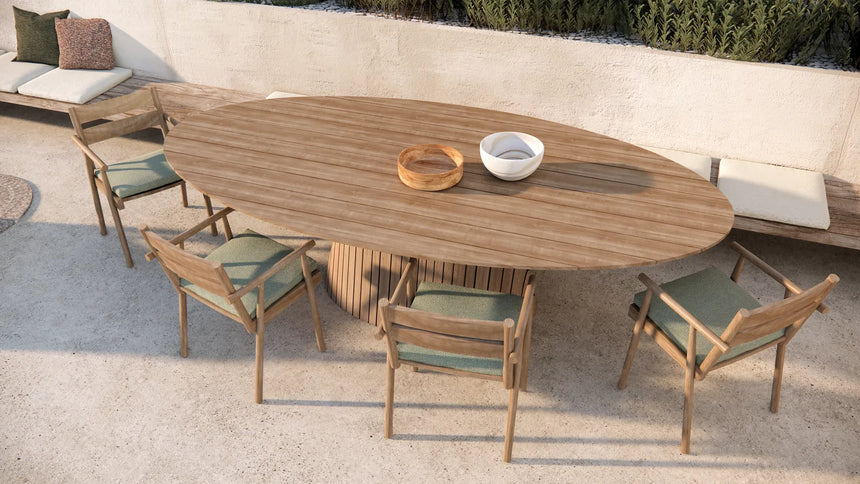 Levanto Outdoor Tisch Teakholz 240/290 cm - ZEN ZONE Furniture