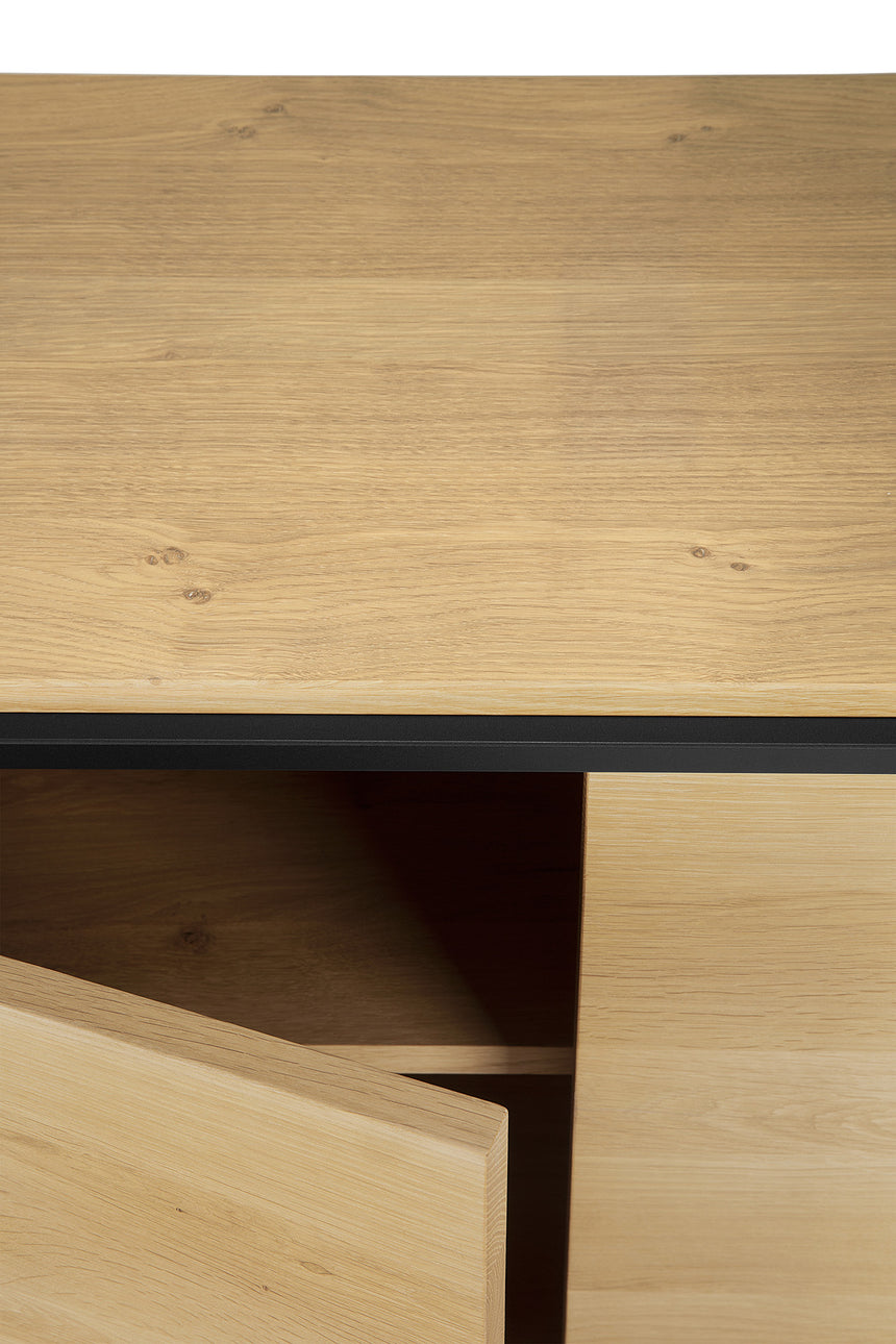 Monolit Sideboard - Eiche - 2 Türen - 110 x 45 x 78 cm - ZEN ZONE Furniture