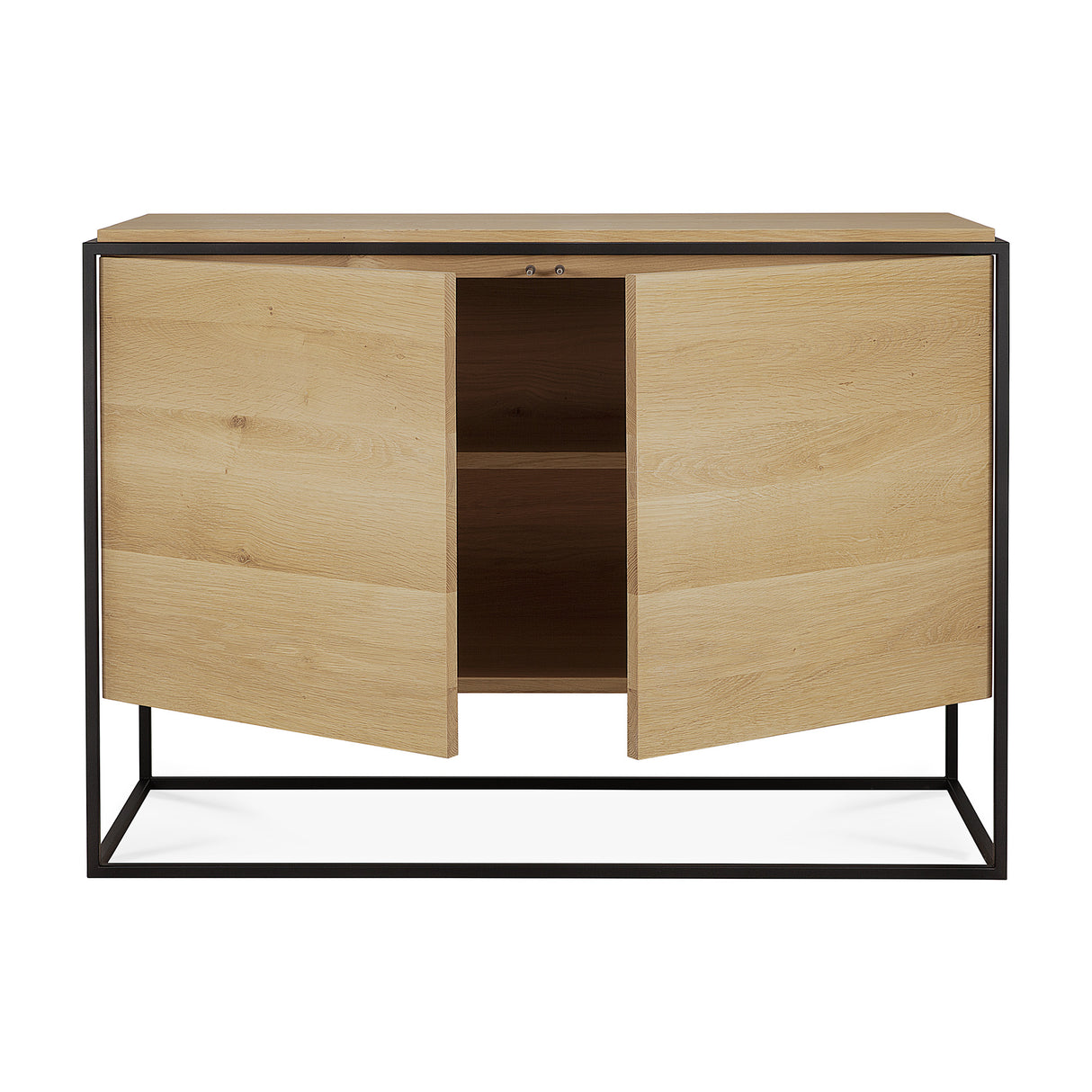 Monolit Sideboard - Eiche - 2 Türen - 110 x 45 x 78 cm - ZEN ZONE Furniture
