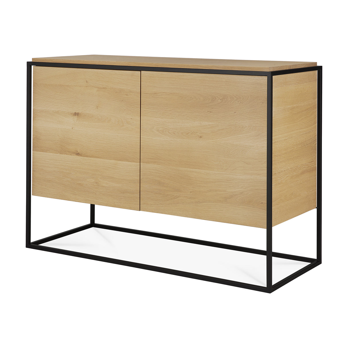 Monolit Sideboard - Eiche - 2 Türen - 110 x 45 x 78 cm - ZEN ZONE Furniture