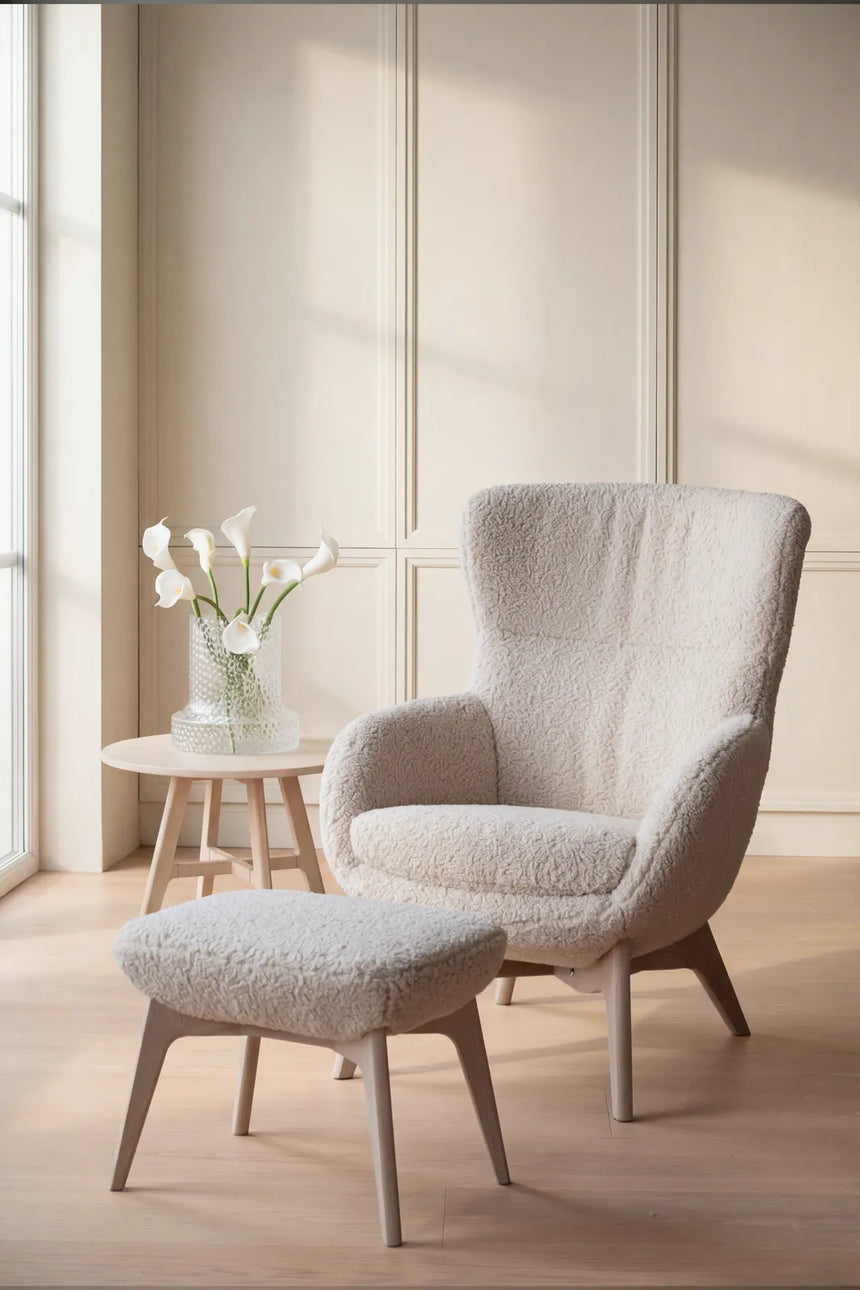Couchtisch DUMBARTON aus Eiche, 60x60x39 cm