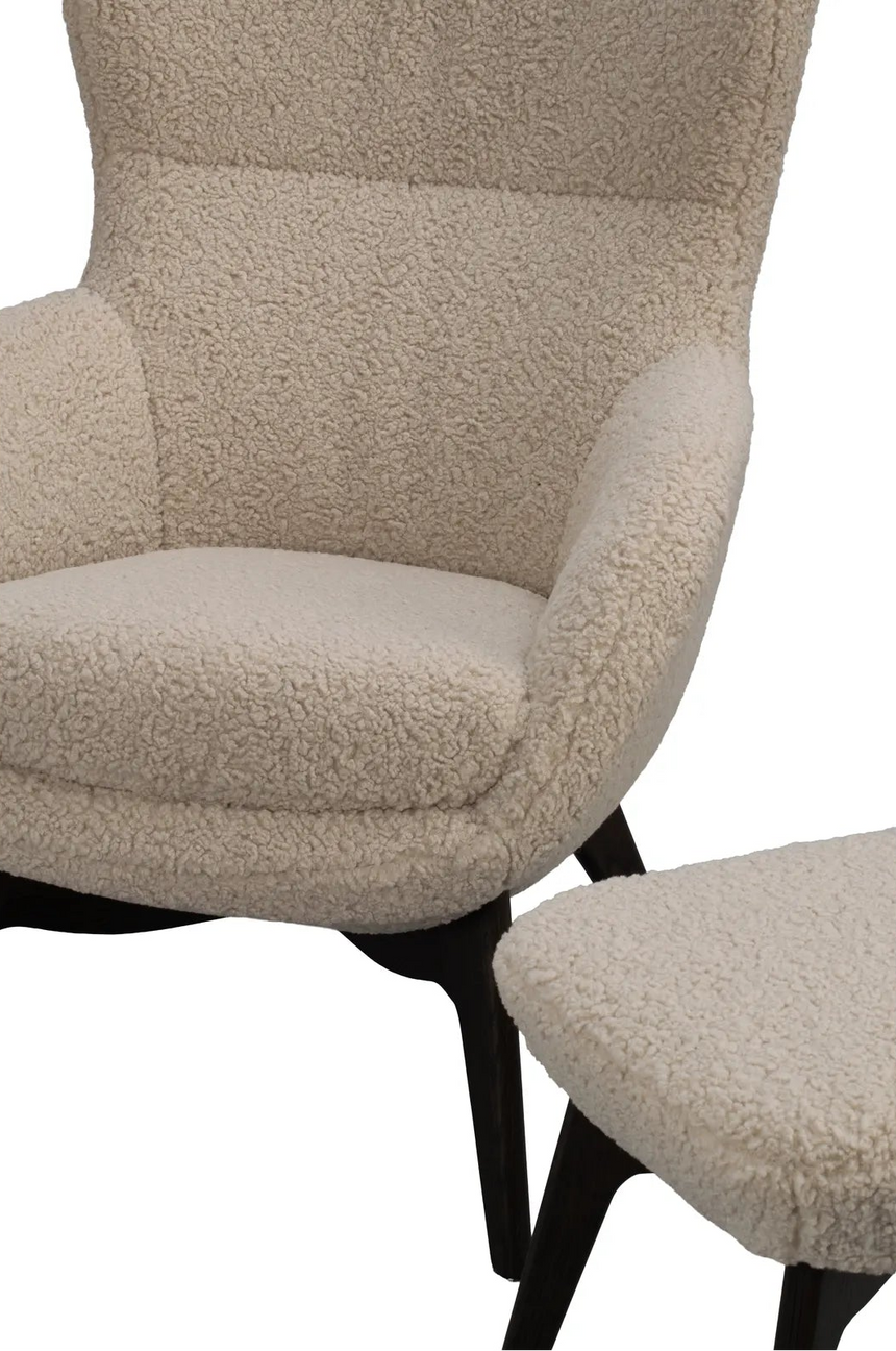 DUNBRODY Sofa armchair, black legs, 76x87x103 cm