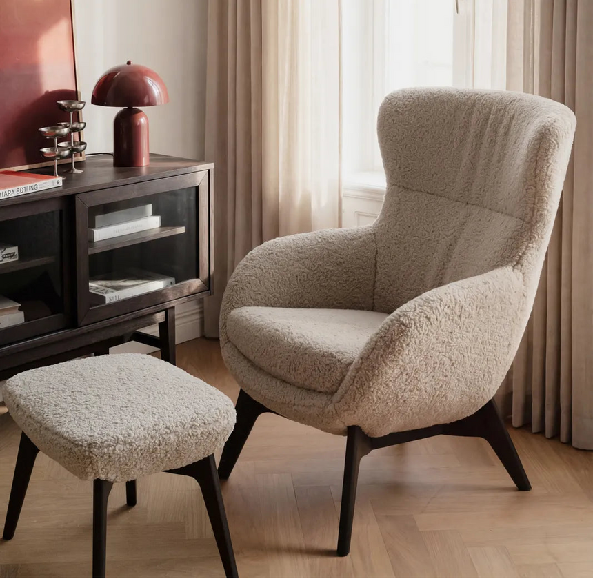 DUNBRODY Sofa armchair, black legs, 76x87x103 cm