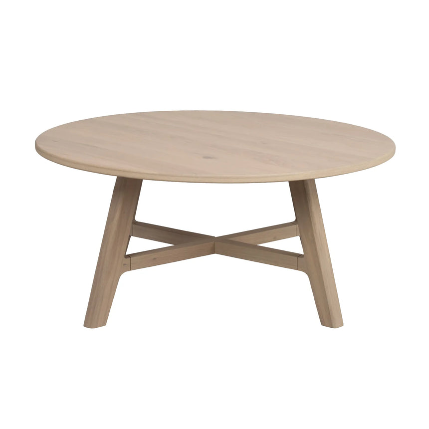 Couchtisch DUMBARTON aus Eiche, 90x90x42 cm
