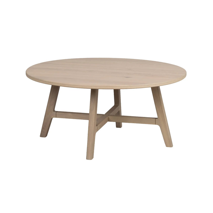 Couchtisch DUMBARTON aus Eiche, 90x90x42 cm