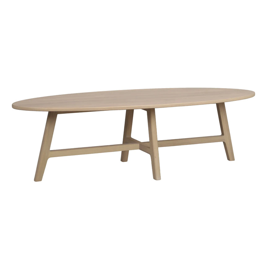 Couchtisch DUMBARTON aus Eiche, 146x58x42 cm