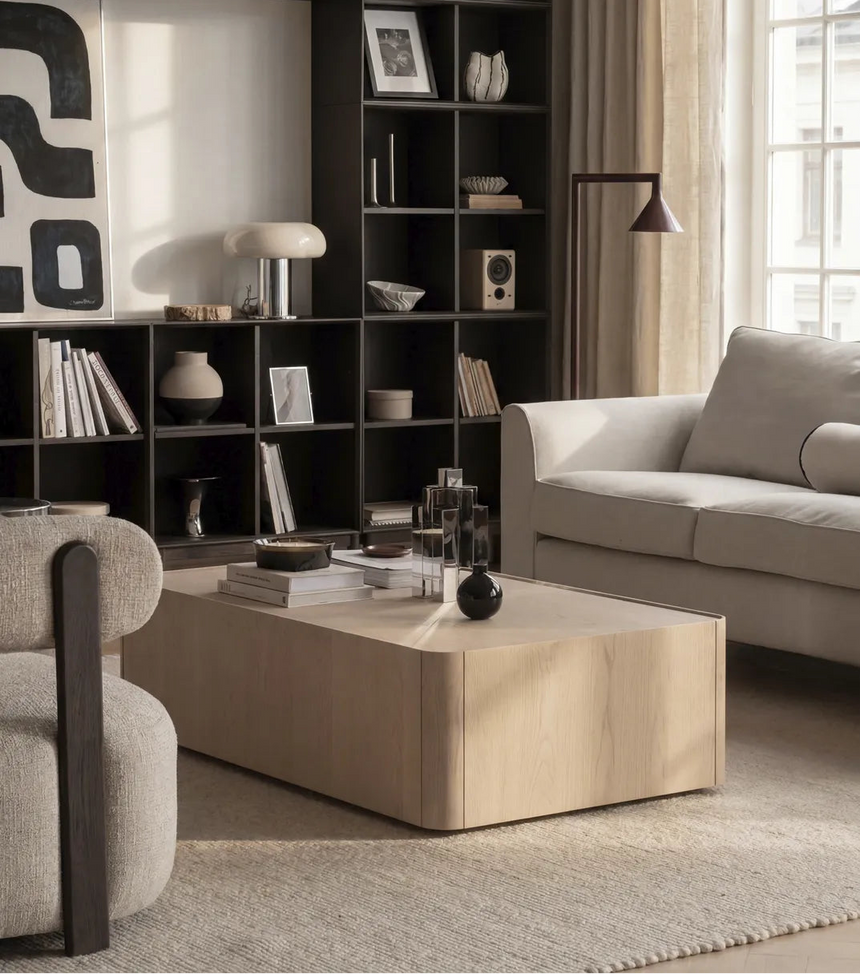 Couchtisch SEABROOK aus Eiche, 130x75x36 cm