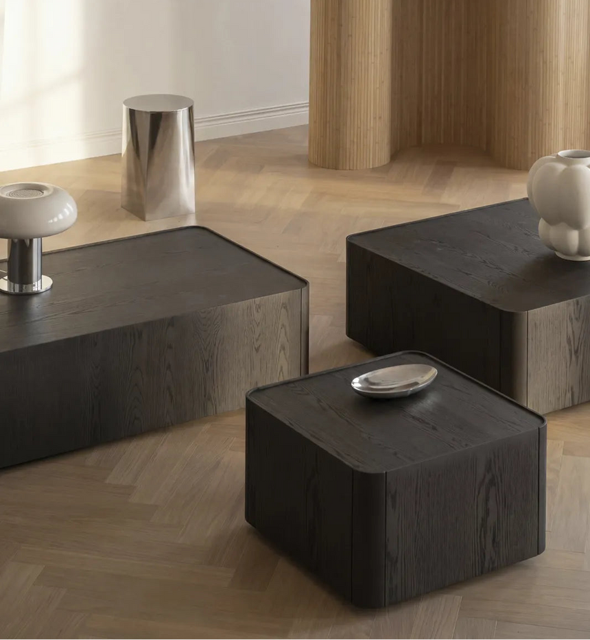 Couchtisch SEABROOK aus Eiche, 90x90x36 cm