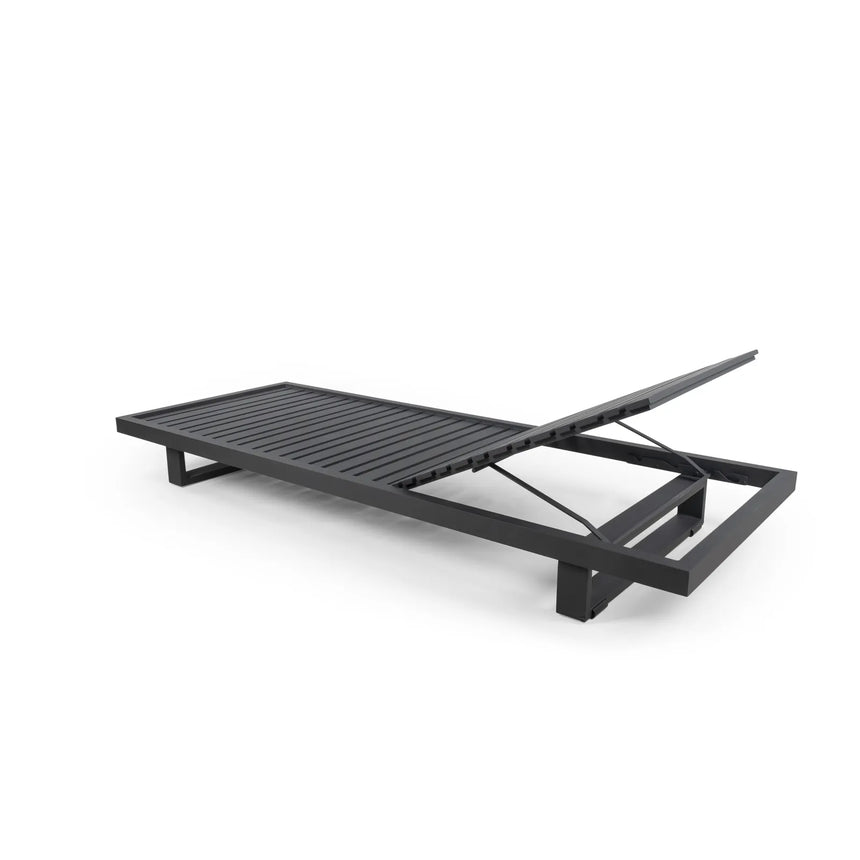 Sonnenliege Ravello aus Aluminium, 225×85×22 cm - ZEN ZONE Furniture