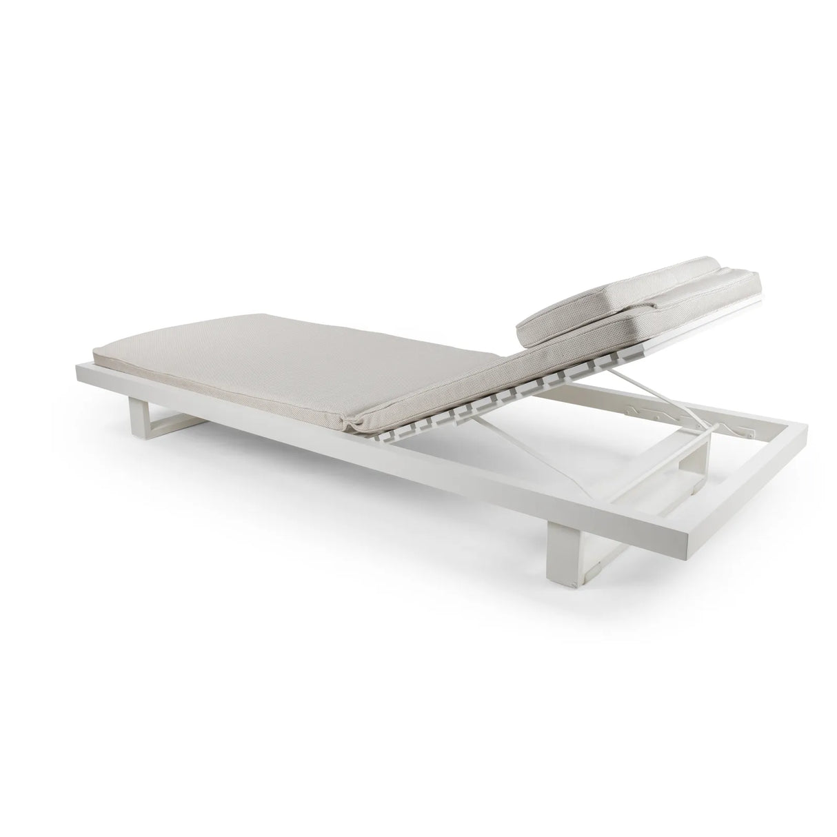 Sonnenliege Ravello aus Aluminium, 225×85×22 cm - ZEN ZONE Furniture