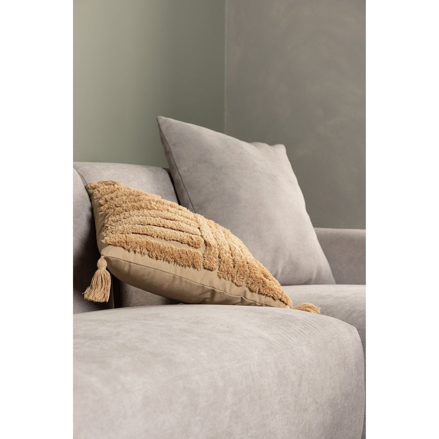 Viskan 3-Sitzer Sofa - Mattschwarz / Hellgrau Stoff - ZEN ZONE Furniture